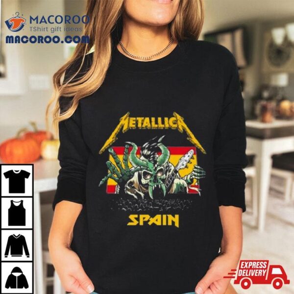 Metallica Spain 2024 T Shirt