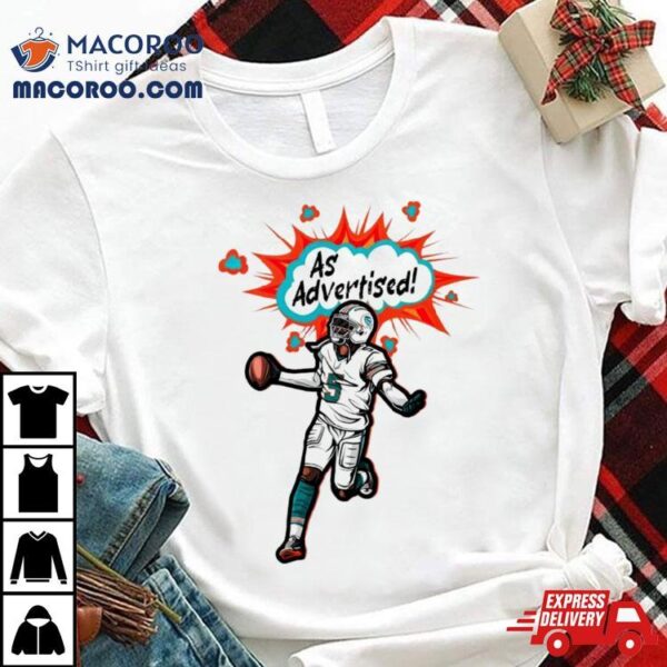 Miami Dolphins As Advertised Shirt