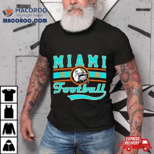 Miami Dolphins Football Est Helme Tshirt