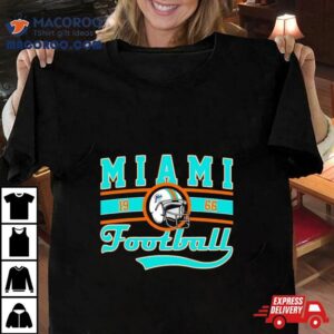 Miami Dolphins Football Est Helme Tshirt