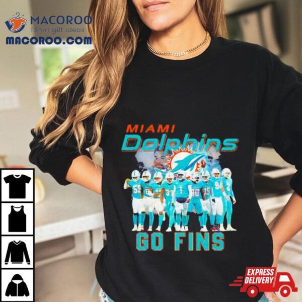 Miami Dolphins Go Fins 2023 T Shirt