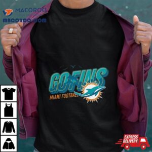 Miami Dolphins Go Fins Local Logo Tshirt