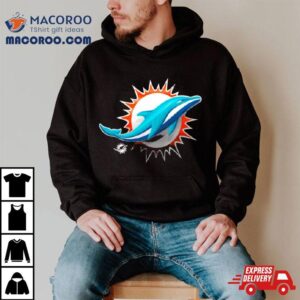 Miami Dolphins Midnight Mascot Retro Tshirt