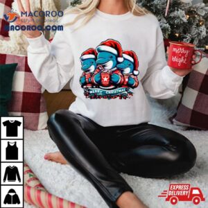 Miami Dolphins Nfl Team Merry Christmas Tshirt