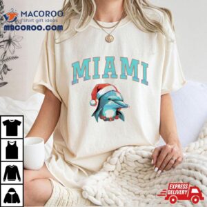 Miami Dolphins Santa Christmas Shirt