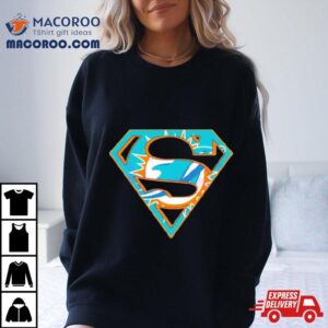 Miami Dolphins Superman Logo Tshirt