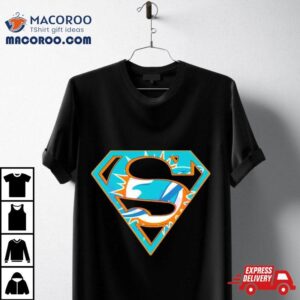 Miami Dolphins Superman Logo Tshirt