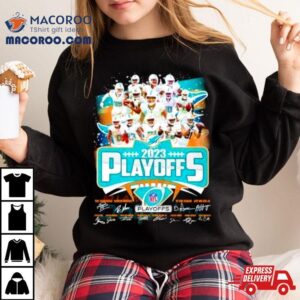 Miami Dolphins Team 2023 Nfl Playoffs Signatures Shirt