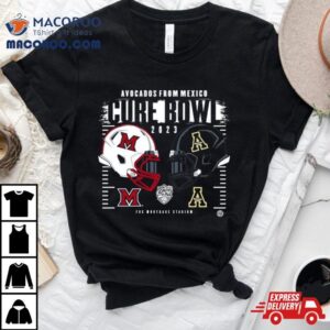 Miami Redhawks Vs Appalachian State Mountaineers Cure Bowl Head To Head Tshirt