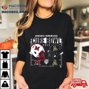 Miami Redhawks Vs Appalachian State Mountaineers Cure Bowl Head To Head Tshirt