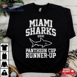 Miami Sharks Pantheon Cup Runner Up Tshirt