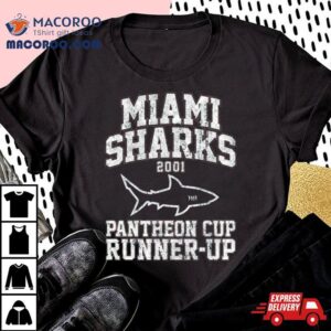 Miami Sharks Pantheon Cup Runner Up Tshirt