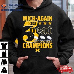 Mich Again Bg Peat Champions Michigan Wolverines Tshirt