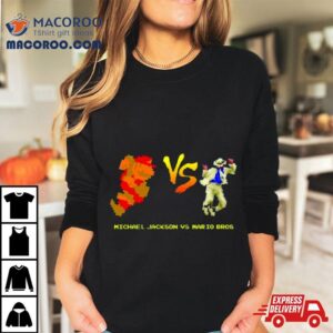 Michael Jackson Vs Mario Bros Video Game Tshirt