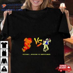 Michael Jackson Vs Mario Bros Video Game Tshirt