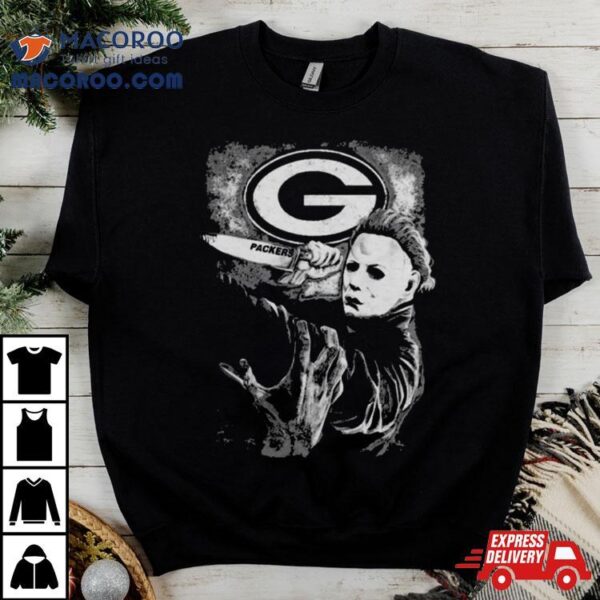 Michael Jason Myers Friday The 13th Green Bay Packers Halloween 2023 T Shirt