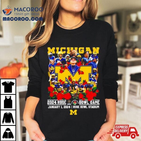 Michigan 2024 Rose Bowl Game January 1 2024 Bowl Season 2023 2024 T Shirt