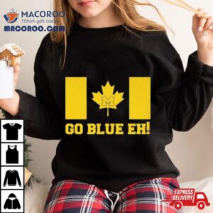 Michigan Go Blue Canada Tshirt