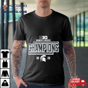 Michigan State Spartans Big Ten Women S Soccer Regular Season Champions Locker Room Tshirt