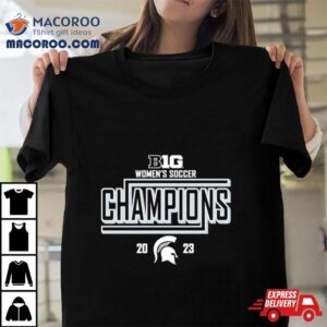 Michigan State Spartans Big Ten Women S Soccer Regular Season Champions Locker Room Tshirt