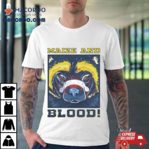 Michigan Wolberines Maize And Blood Tshirt