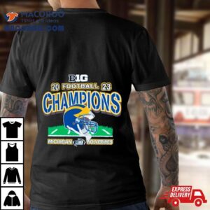 Michigan Wolverines Bg Football Conference Champions Tshirt