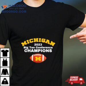 Michigan Wolverines Big Ten Conference Champions Tshirt