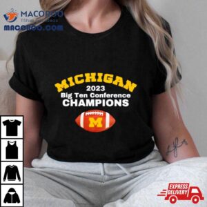 Michigan Wolverines Big Ten Conference Champions Tshirt