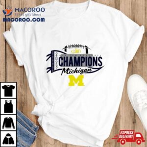 Michigan Wolverines 2023 Big Ten Football Conference Champions Tri Blend Shirt