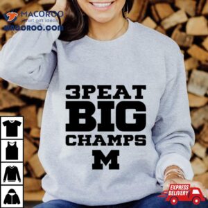 Michigan Wolverines Peat Big Champs Classic Tshirt