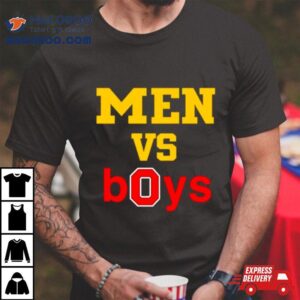 Michigan Wolverines And Ohio State Buckeyes Men Vs Boys Tshirt