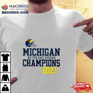 Michigan Wolverines Big Ten East Division Champions Tshirt