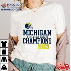 Michigan Wolverines Big Ten East Division Champions Tshirt