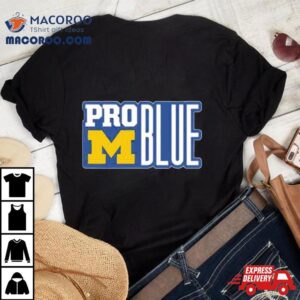 Michigan Wolverines Pro Blue Coach Jim Harbaugh Tshirt