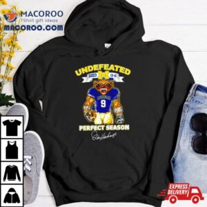 Michigan Wolverines Undefeated Perfect Season Jim Harbaugh Signatures Shirt