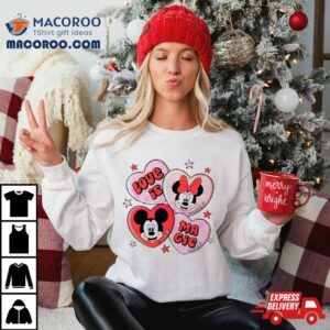 Mickey Minnie Mouse Love Is Magic Valentine S Day Tshirt