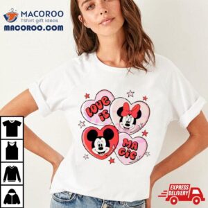 Mickey Minnie Mouse Love Is Magic Valentine S Day Tshirt