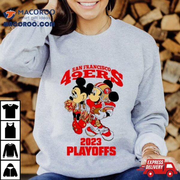 Mickey Minnie San Francisco 49er 2023 Playoffs Shirt