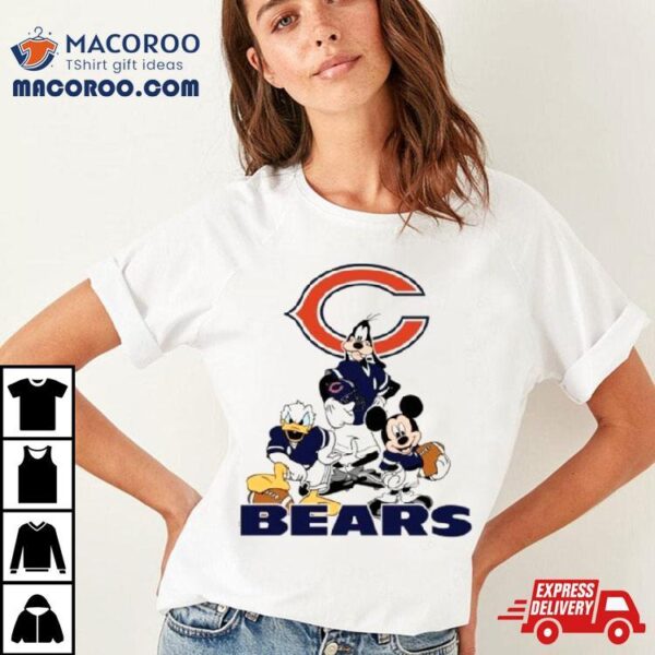 Mickey Mouse And Friend Disney Chicago Bears American Football Shirt