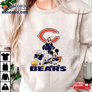 Mickey Mouse And Friend Disney Chicago Bears American Football Tshirt