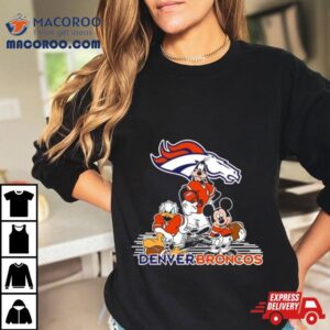 Mickey Mouse And Friend Disney Denver Broncos American Football Shirt