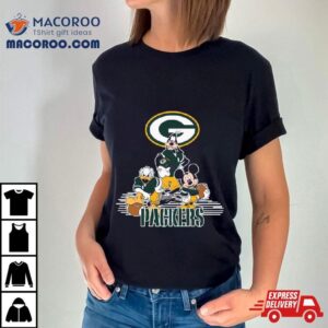 Mickey Mouse And Friend Disney Green Bay Packers American Football Tshirt