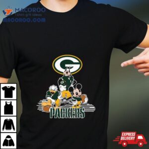 Mickey Mouse And Friend Disney Green Bay Packers American Football Tshirt