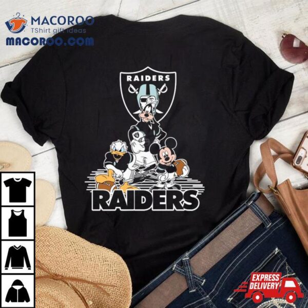 Mickey Mouse And Friend Disney Las Vegas Raiders American Football Shirt
