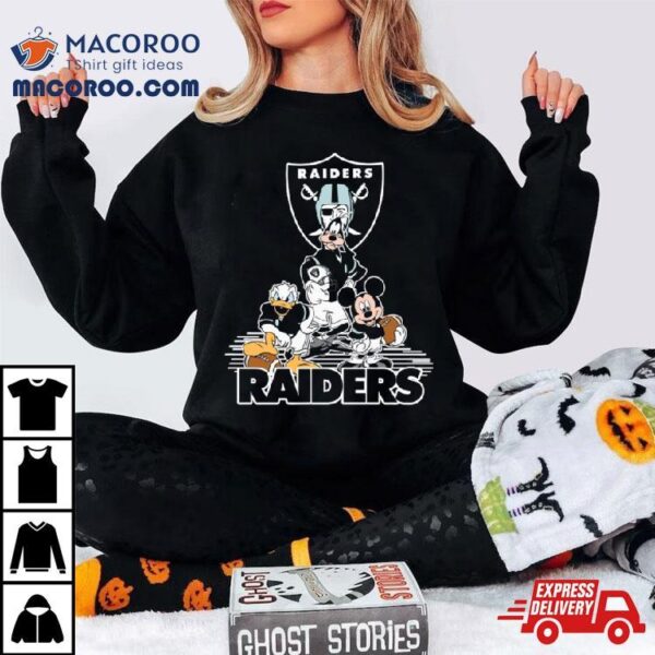 Mickey Mouse And Friend Disney Las Vegas Raiders American Football Shirt