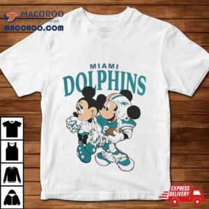 Mickey Mouse And Minnie Mouse Miami Dolphins Shirt