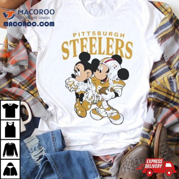 Mickey Mouse And Minnie Mouse Pittsburgh Steelers Shirt