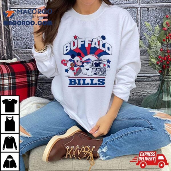 Mickey Mouse Football Buffalo Bills To Play Shirt