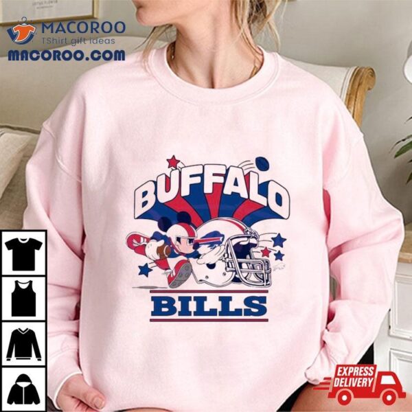 Mickey Mouse Football Buffalo Bills To Play Shirt