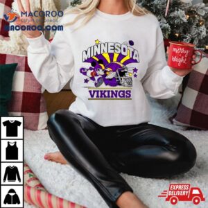 Mickey Mouse Football Minnesota Vikings Helme Tshirt